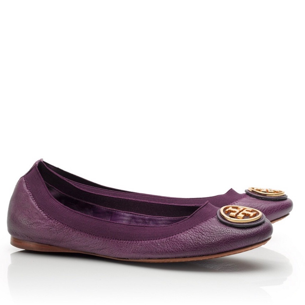 Tory Burch Caroline Ballet flats in purple, sz 7 - Picture 2 of 7